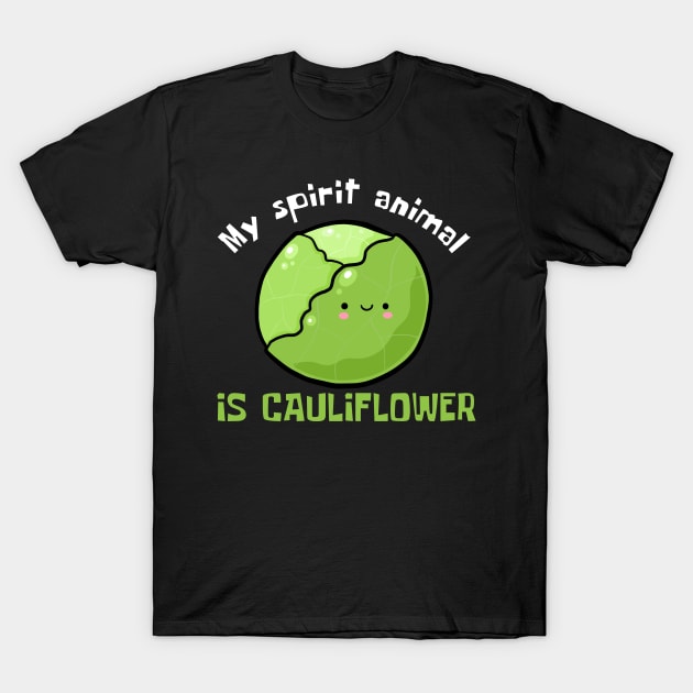 Cauliflower Chronicles: Unveiling My Spirit Vegetable T-Shirt by DesignArchitect